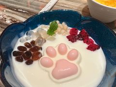 猫爪鲜果奶酪-赤坂亭·M9和牛烧肉·铁板烧·日料398放题(长泰广场店)