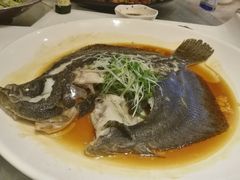 清蒸多宝鱼-东方之珠海鲜酒楼(南开店)