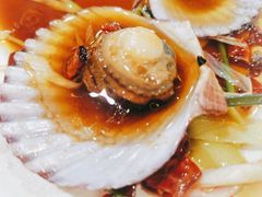 油泼扇贝-老东镇啤酒屋海鲜加工·蒸汽海鲜·海鲜烧烤(台东店)