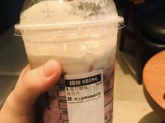 芝士蓝莓啵爆星冰乐-星巴克(天津凯德天津湾店)