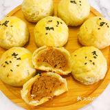 传统苏式鲜肉月饼，鲜香美味一口掉渣！