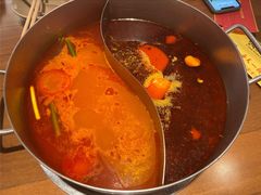 番茄麻辣锅-领鲜潮牛鲜牛羊肉火锅(宏昌店)