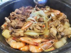海陆空-蜀八婆鲍鱼鸡虾煲虾(东方广场店)