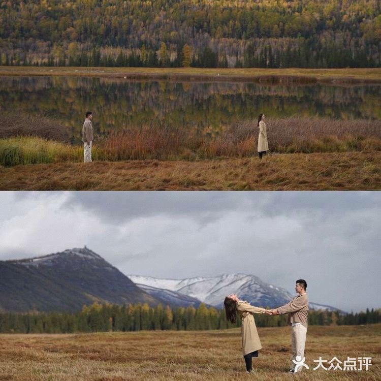 打了个定金，拍摄很顺利，化妆师摄影师技术牛