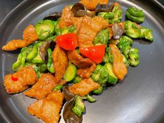 小脆瓜炒雪花猪肉-闽和南(深圳万象城店)