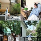 这样chill的小院子 居然藏在居民区咖啡店