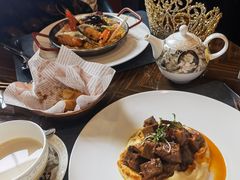 厚切和牛牛舌土豆泥-YUE·6·西式融合餐厅(外滩六号店)
