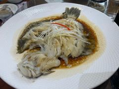 清蒸多宝鱼-韩记海鲜饺子旗舰店(红海新区店)