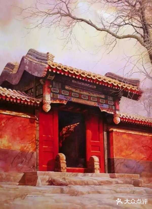 画作里游历🚀绿瓦红砖的北京城🌇