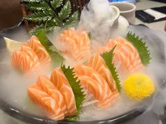 挪威三文鱼刺身-万岁寿司(万国店)