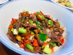瘦肉炒猪肝-炒师傅腊鲢鱼(左家塘店)