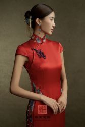 点击看大图 -藤薰定制中式嫁衣礼服旗袍店