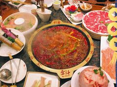 红锅底-一斗火锅·招财羊毛肚(上河城店)