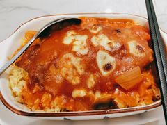 鲜茄汁焗猪扒饭-锦园春香港茶餐厅(西海湾旗舰店)