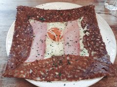 巴黎火腿鸡蛋芝士蘑菇可丽饼-RAC BAR(安福路店)