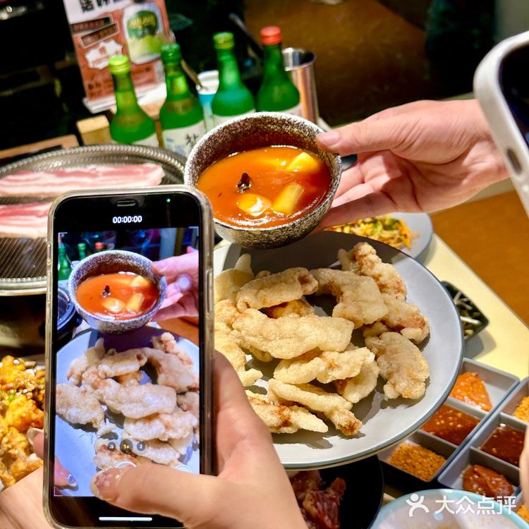 店里韩料，烤肉都是很正宗～️坛子横膈膜 鲜嫩的肉质
