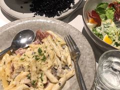 奶油培根蘑菇蛋黄意式细面-BAKER&SPICE(环贸店)