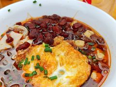 肠旺面加脆哨加煎蛋-蒋家肠旺面馆老店(合群路店)