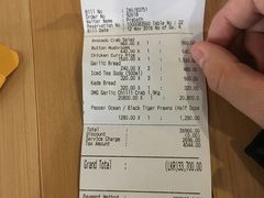 账单-Ministry of Crab(科伦坡店)