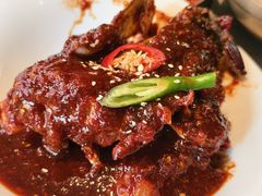 草家招牌酱辣蟹-草家酱蟹炭火烤肉店(珲春南路一店)