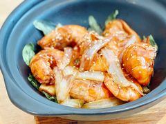 九层塔三杯焗大明虾-宴南庭·闽味私房菜
