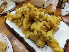 干炸鲜蘑-圣夜东北菜烧烤·夜宵·龙虾(胥江路店)