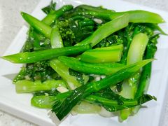 猪油渣炒菜心-香港新发烧腊茶餐厅(书城店)