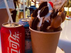 奥利奥牛奶雪糕鸡蛋仔芭菲-CHOCHENG&CO.(欢乐海岸店)