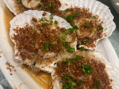 蒜蓉粉丝蒸扇贝-沙田新强记烧鹅海鲜酒家