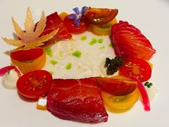 挪威烟熏三文鱼水晶黄瓜香槟奶油-福楼法餐厅FLO