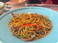 黑椒牛柳炒意面-绿茵阁西餐厅(佰港城店)