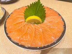薄切深海三文鱼刺身-万岁寿司(芳村店)