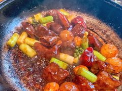 石锅花椒啫牛小排-新荣记(西溪湿地店)