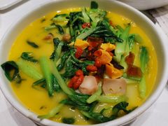 上汤金银蛋浸时蔬-乾隆美食·本帮菜(黄河路店)