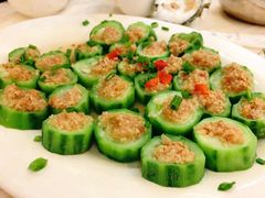 蒜蓉蒸丝瓜-桥东喜碧海鲜街(水东街店)