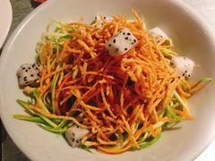 脆馓小瓜沙拉-探鱼·鲜青椒爽麻烤鱼(番禺万达店)
