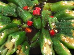 蘸汁秋葵-土大力拌饭名家(丹尼斯百货店)