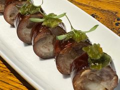 擂辣椒阿胶黑金猪手-HOME餐厅粤菜 融合菜