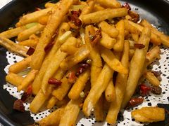 干煸藕丝-刘胖子家常菜·蹄花焖藕(江汉路总店)