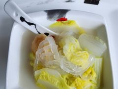 浓汤手打鱼腐娃娃菜-旺顺阁鱼头泡饼(小红门店)