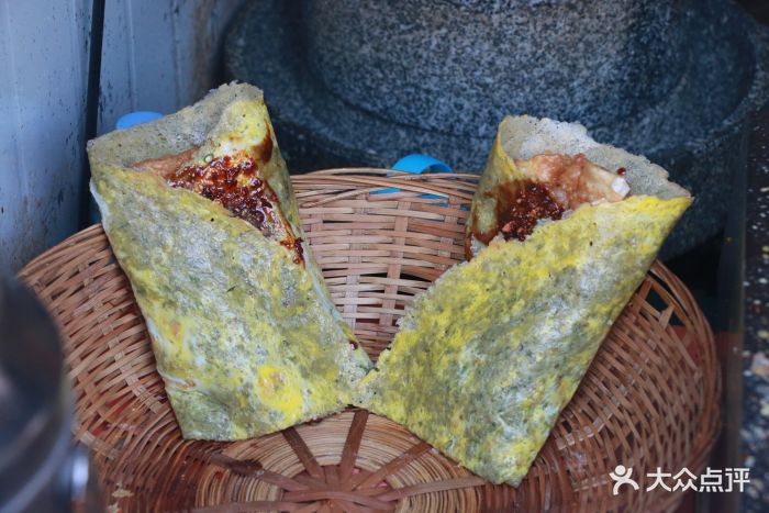 胡五煎饼果子-双鸡蛋果蓖儿-菜-双鸡蛋果蓖儿图片-天津美食-大众点评