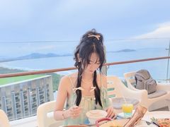-海棠湾仁恒皇冠度假酒店-270°海景餐厅