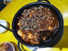 -老红桥炸灌肠牛肚锅烧烤(定福庄店)