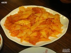 西红柿炒山药-吕氏疙瘩汤·私家菜馆(慈云寺店)