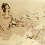 中国女神的韵味，藏在她的工笔画里🎨🎨