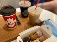 燕麦拿铁-Tims天好咖啡(江干万象城店)