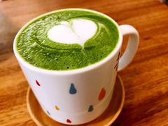 抹茶拿铁-琥珀咖啡 Ambercoffee