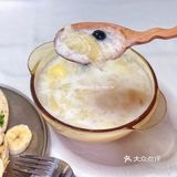 5/25 Monday ｜鲜奶苹果银耳羹 ·花生酱香蕉贝果🥯