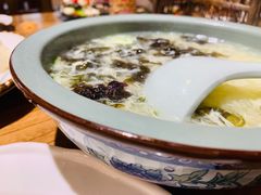 紫菜蛋花汤-东来菜馆•手抓海鲜家常菜•海鲜锅贴(鸽子窝店)