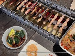 自助取餐区-很久以前羊肉串(南京路第一百货店)